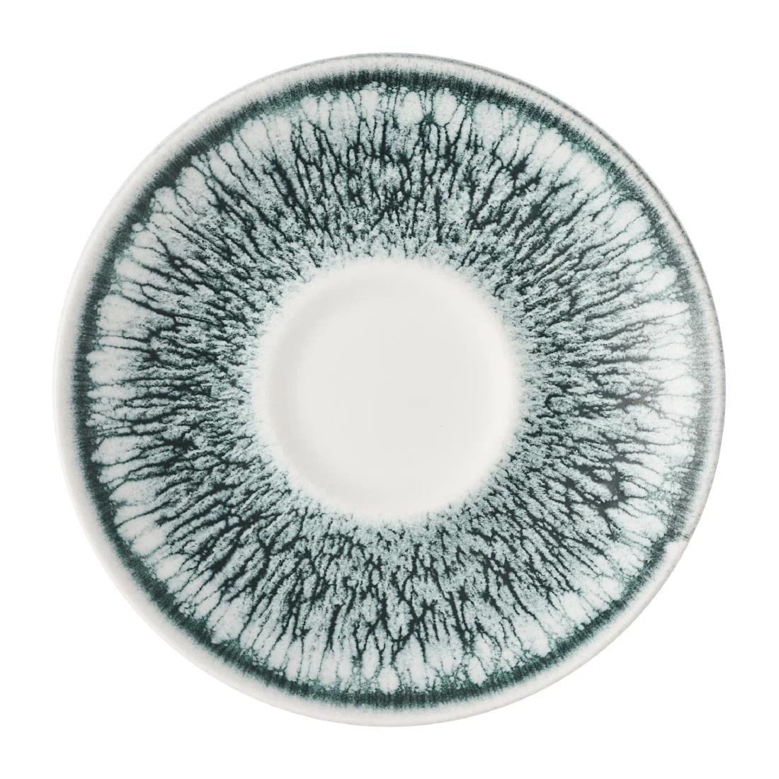 Churchill Inked Lumé Saucers Black 118mm (12 Pack)