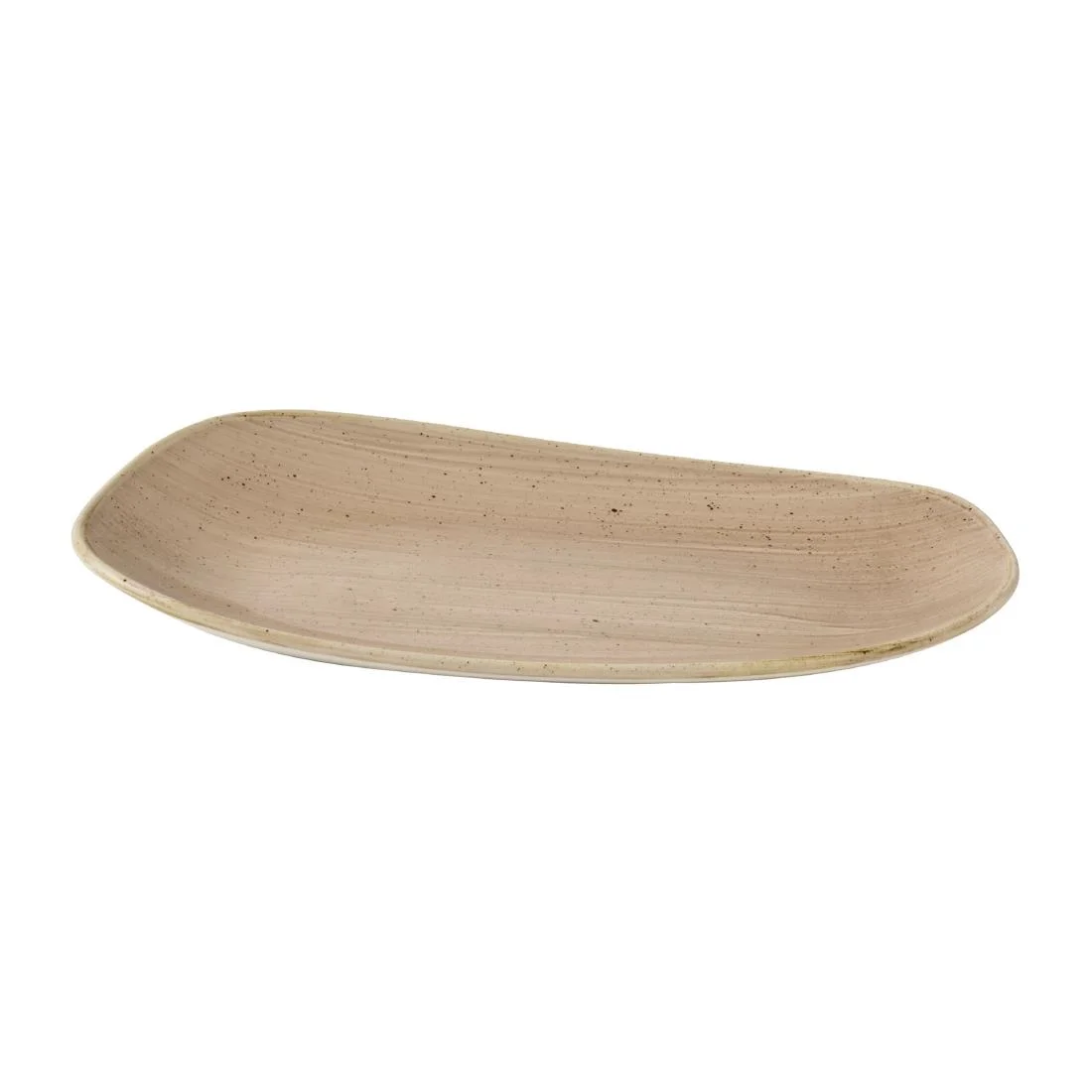Churchill Stonecast Opal Oblong Plates Truffle 350x185mm (6 Pack) - Image 2