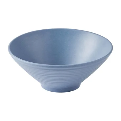 Churchill Emerge Melamine Medium Rippled Bowls Oslo Blue 227mm (6 Pack) - Image 1