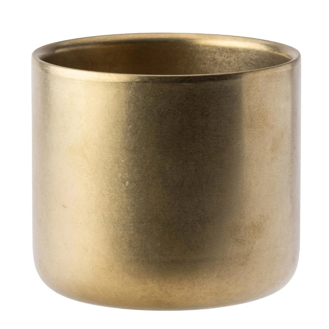 Utopia Artemis Double Wall Cups Rumbled Gold 82mm (6 Pack)