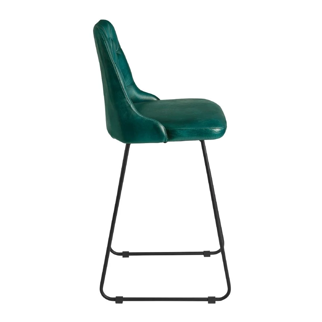 Harland Leather Bar Stool Vintage Blue - Image 3