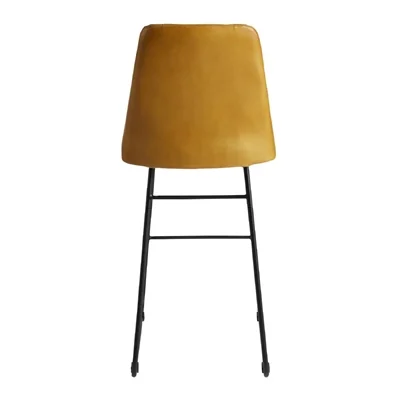 Harland Leather Bar Stool Vintage Gold - Image 2