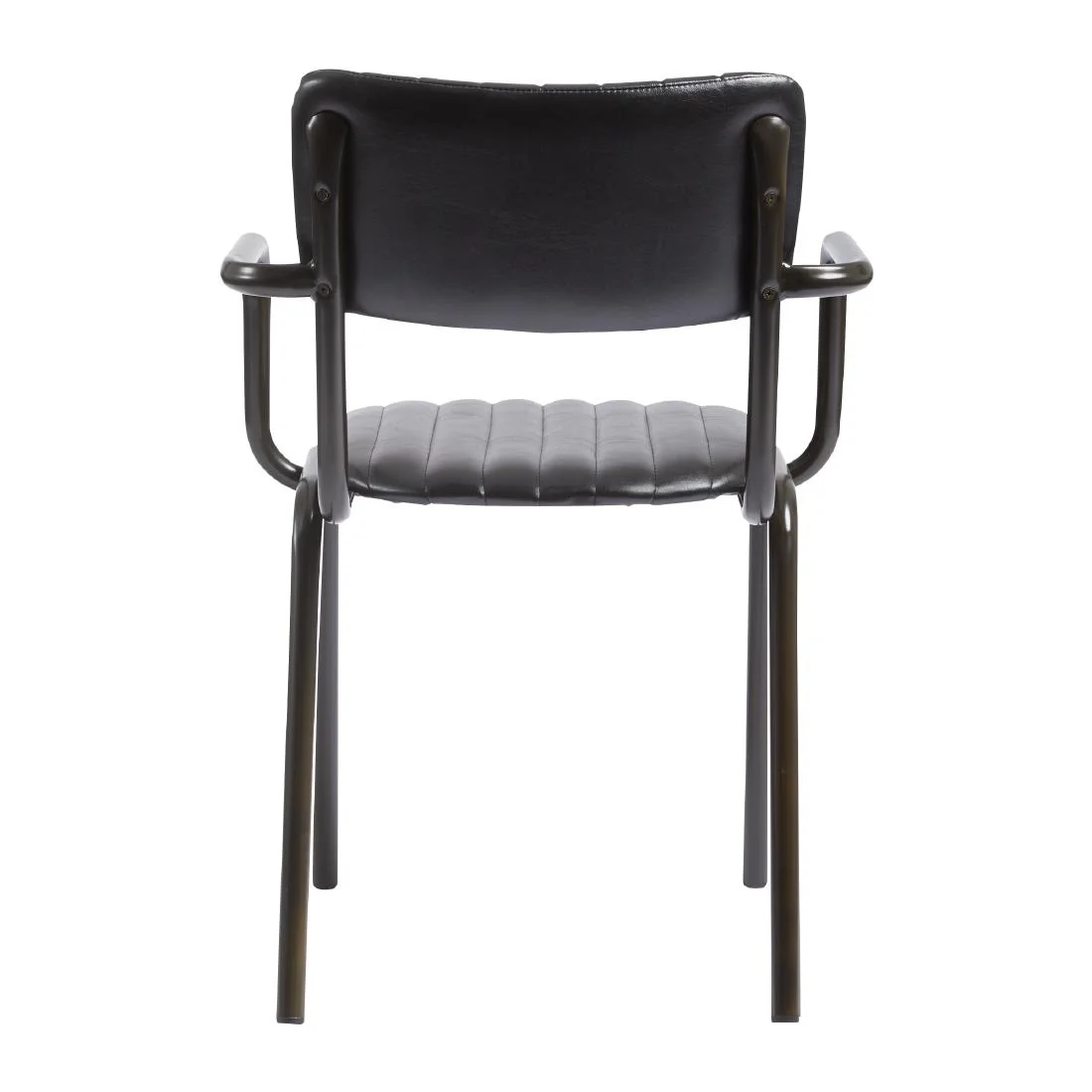 Tavo Stacking Ribbed Armchair Vintage Black - Image 2