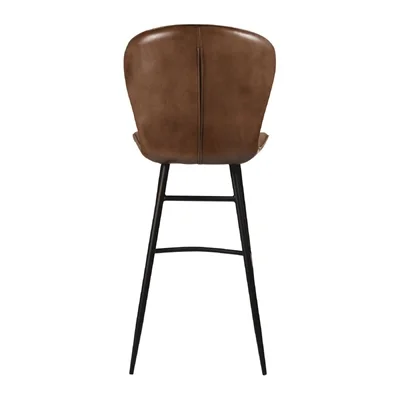 Lars Leather Bar Stool Pecan Brown - Image 2