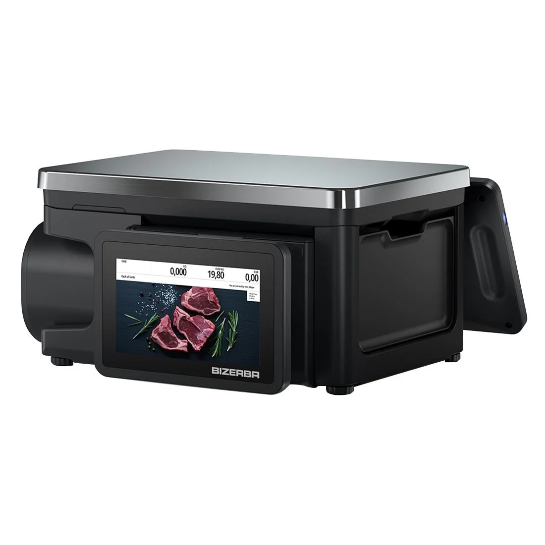Bizerba Q1 100 Scale. Printer: 2'' Till Receipts / Linerless Labels - Image 3