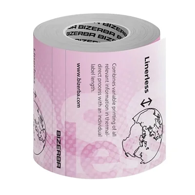 Bizerba Scale Linerless Labels Rolls 58mm (30 Rolls) - Image 1