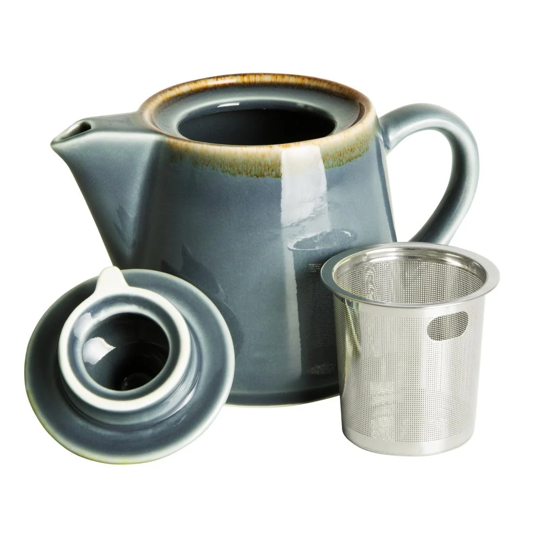 Olympia Kiln Teapots Ocean 650ml (4 Pack) - Image 4