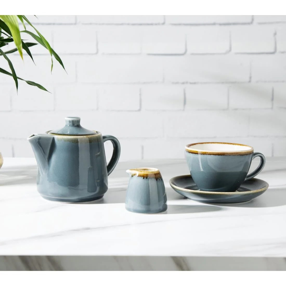 Olympia Kiln Teapots Ocean 650ml (4 Pack) - Image 7