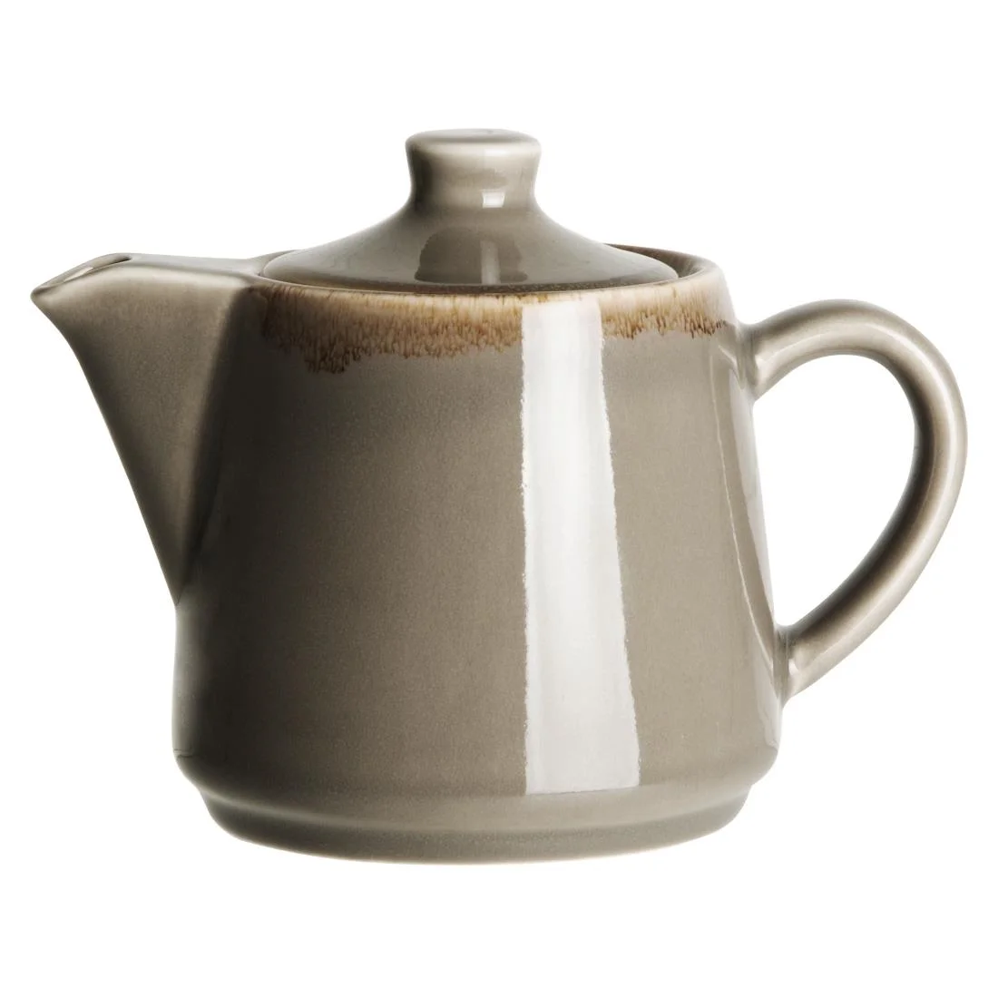 Olympia Kiln Teapots Smoke 650ml (4 Pack)