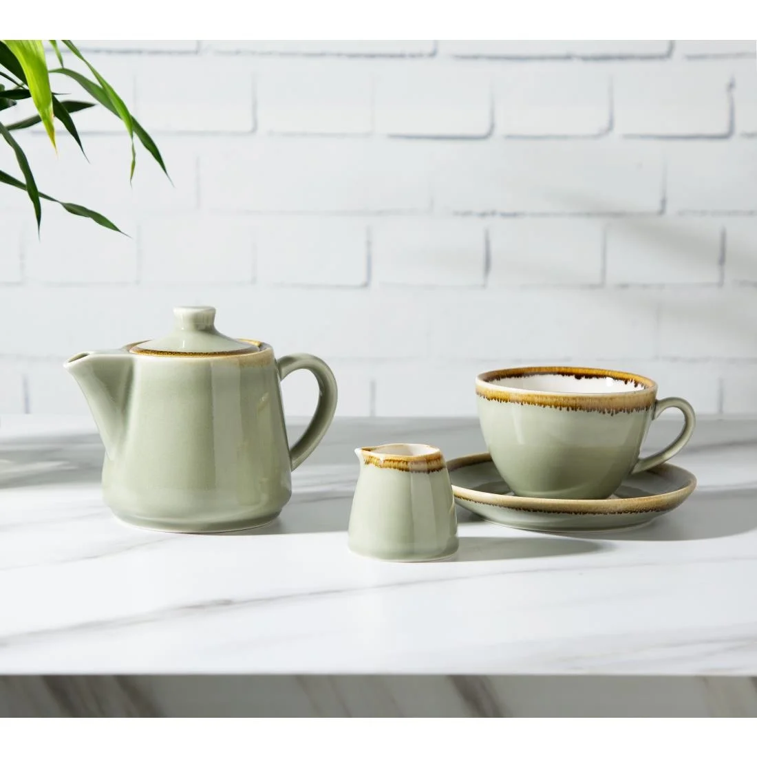 Olympia Kiln Teapots Moss 650ml (4 Pack) - Image 7