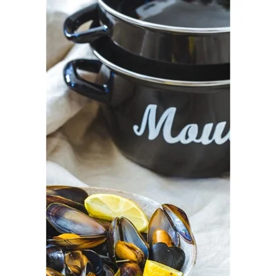 KitchenCraft World of Flavours Mediterranean Large Mussels Pots (6 Pack) - Image 4