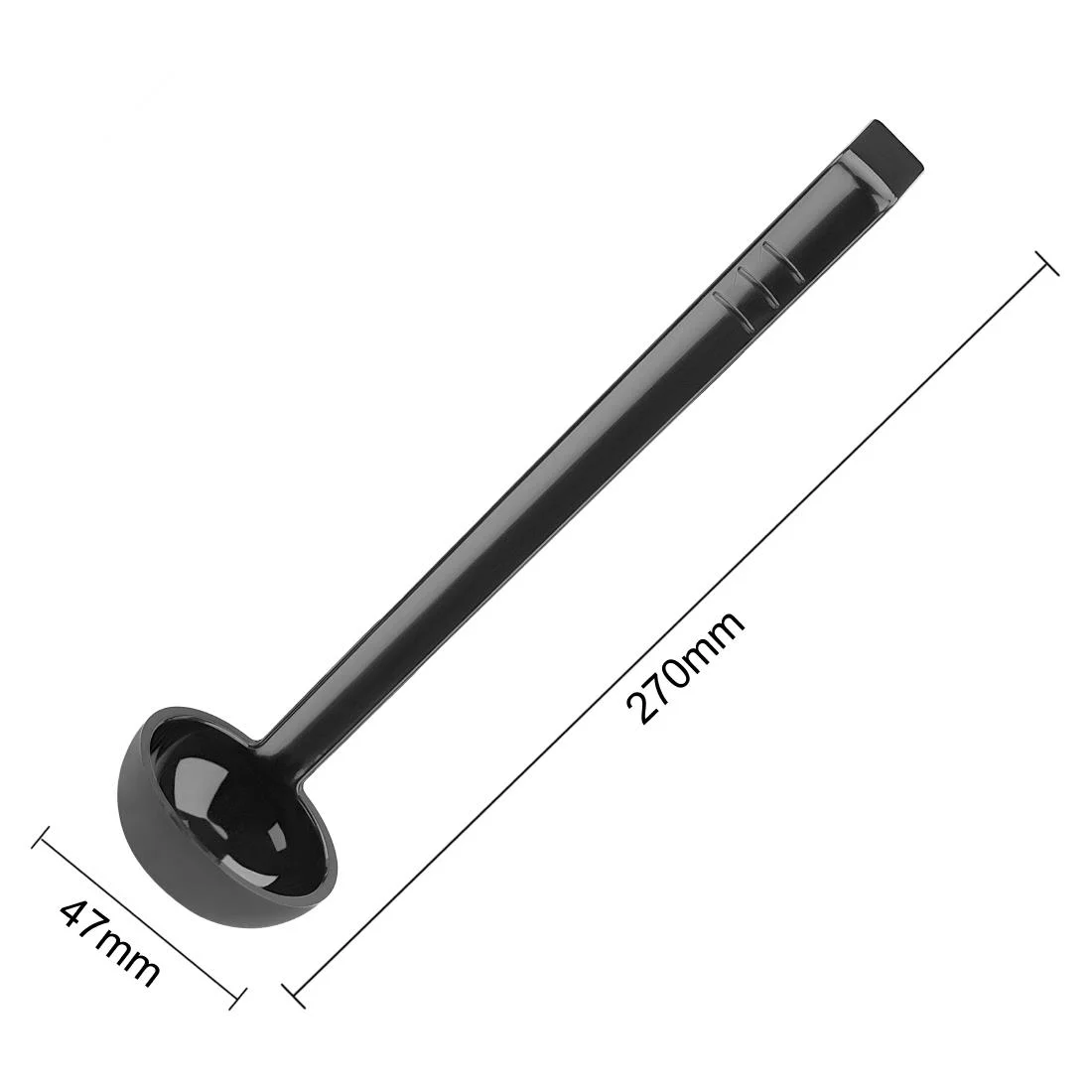 Vogue ABS Dressing Ladle Black 28ml - Image 5