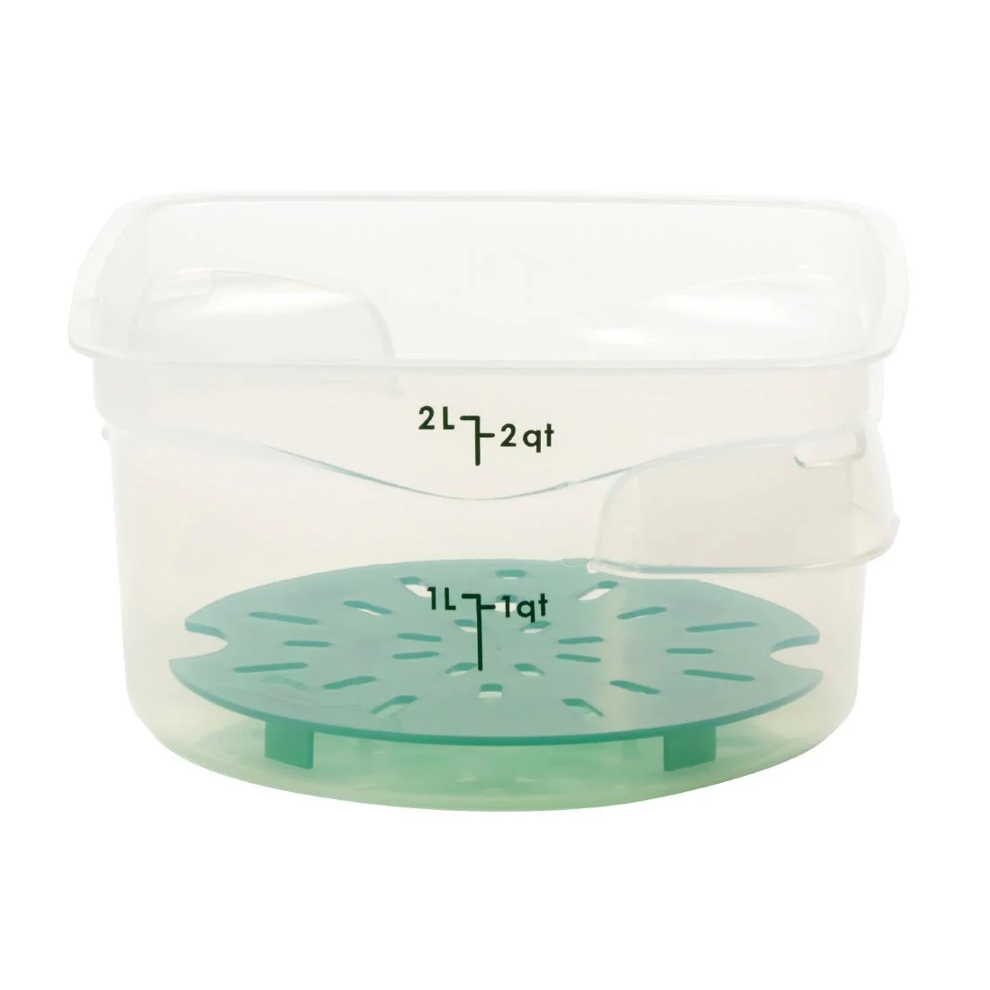 Cambro FreshPro CamRounds Drain Shelf Green - Image 5