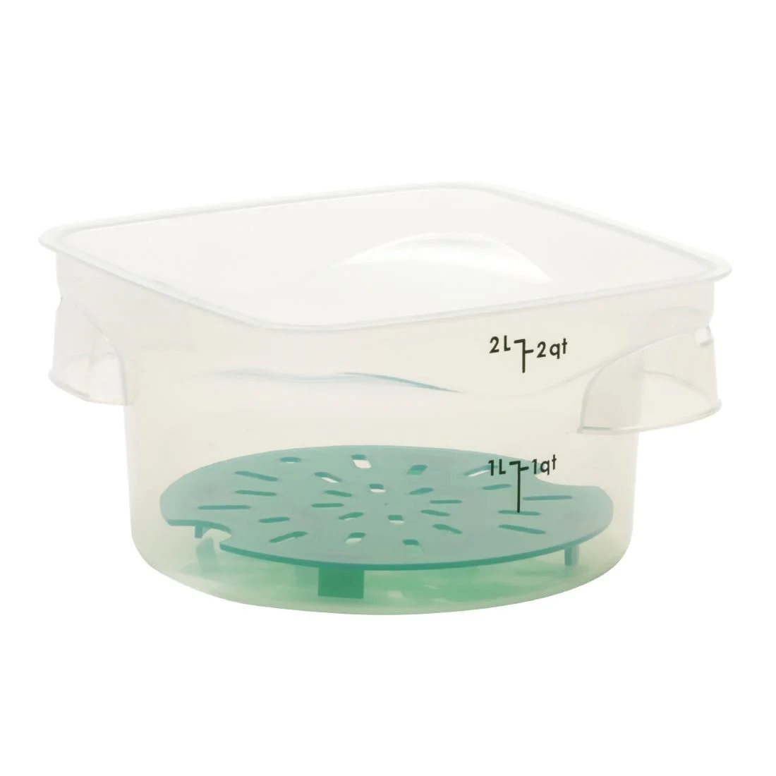Cambro FreshPro CamRounds Drain Shelf Green - Image 7