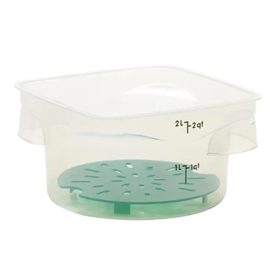 Cambro FreshPro CamRounds Drain Shelf Green - Image 7