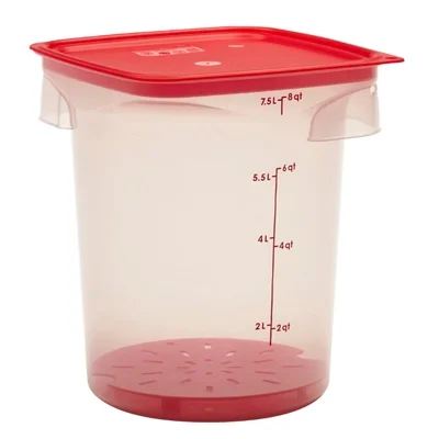 Cambro FreshPro CamRounds Drain Shelf Red - Image 2