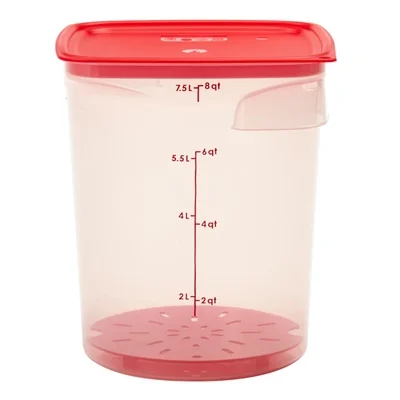 Cambro FreshPro CamRounds Drain Shelf Red - Image 7