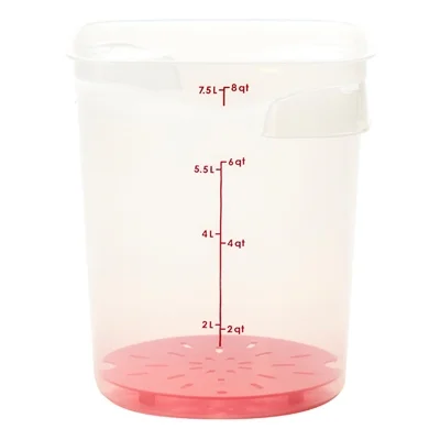 Cambro FreshPro CamRounds Drain Shelf Red - Image 8