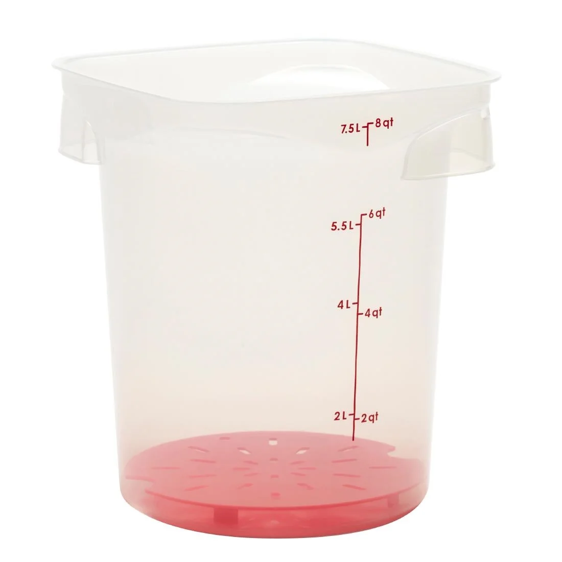 Cambro FreshPro CamRounds Drain Shelf Red - Image 9