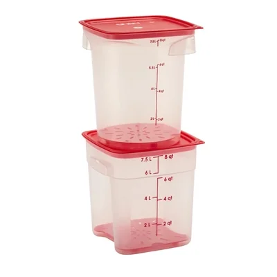Cambro FreshPro CamRounds Drain Shelf Red - Image 10
