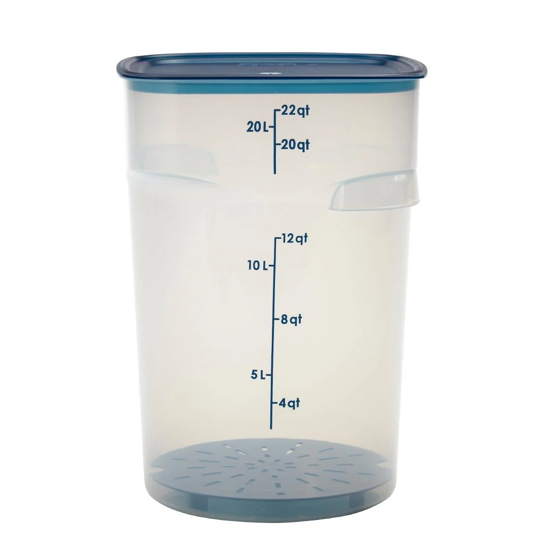 Cambro FreshPro CamRounds Drain Shelf Blue - Image 3