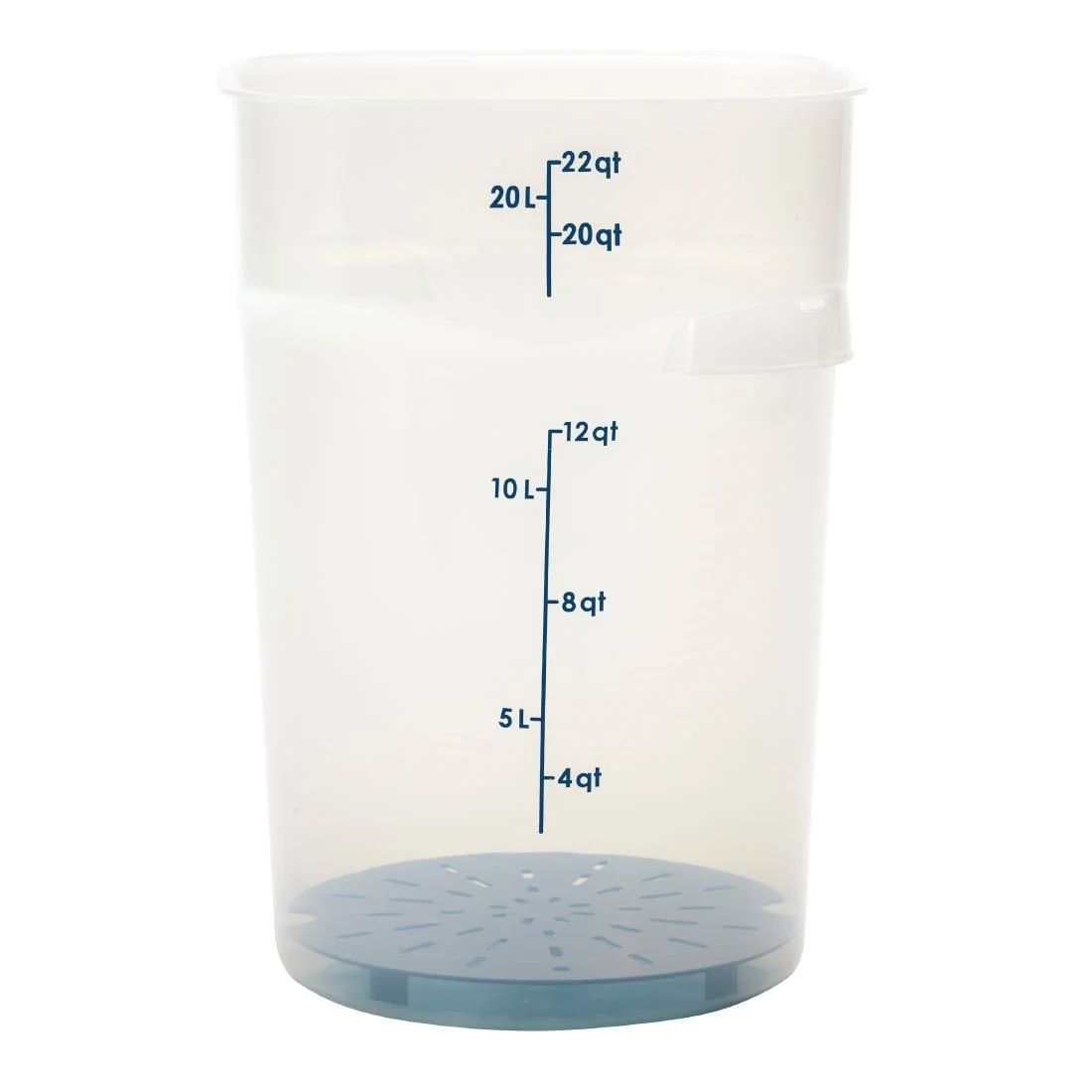 Cambro FreshPro CamRounds Drain Shelf Blue - Image 4