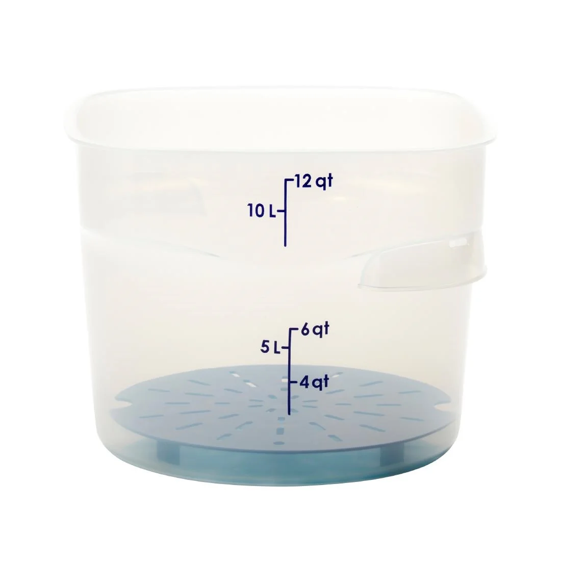 Cambro FreshPro CamRounds Drain Shelf Blue - Image 9