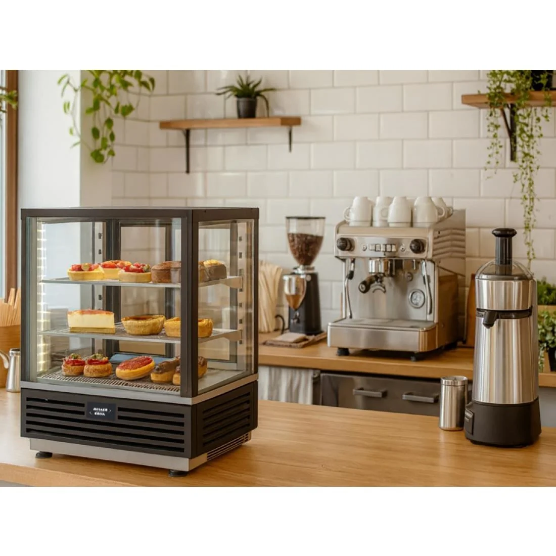 Roller Grill Counter Top Refrigerated Display Cabinet - Image 2