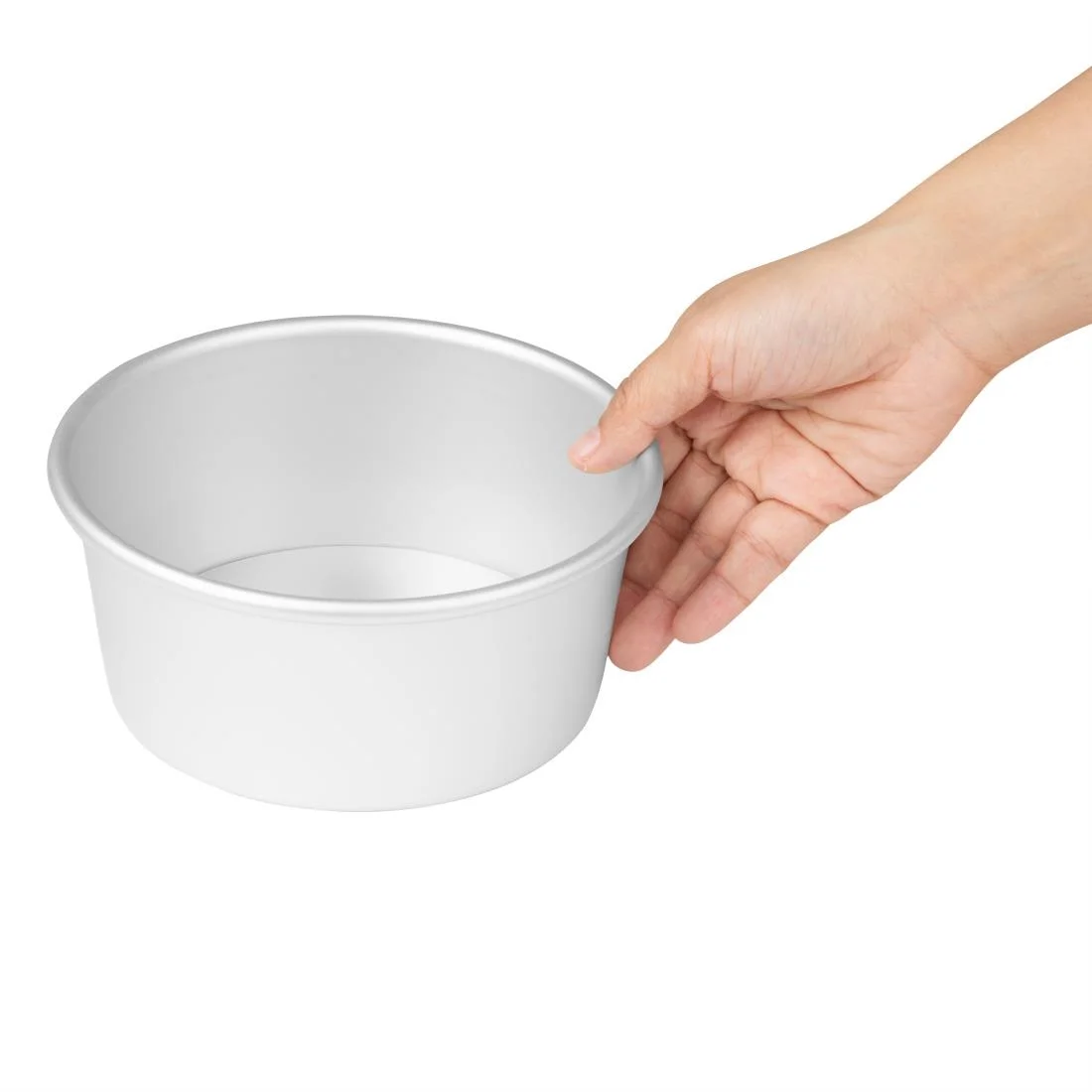 Vogue Aluminium Cake Tin with Removable Base 170mm - Image 3