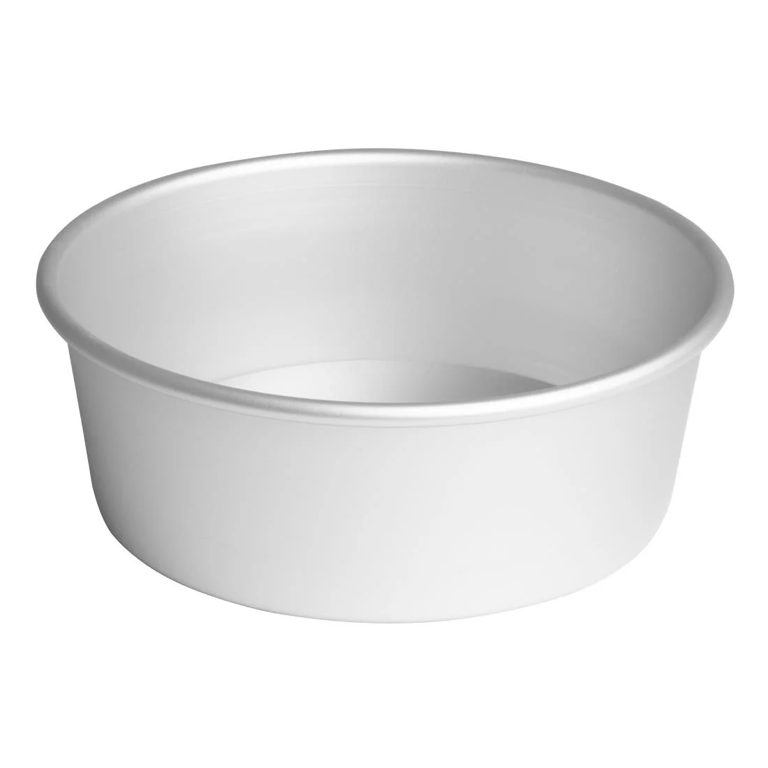 Vogue Aluminium Cake Tin with Removable Base 220mm - Image 1