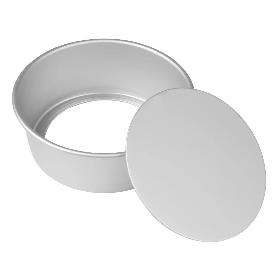 Vogue Aluminium Cake Tin with Removable Base 220mm - Image 2