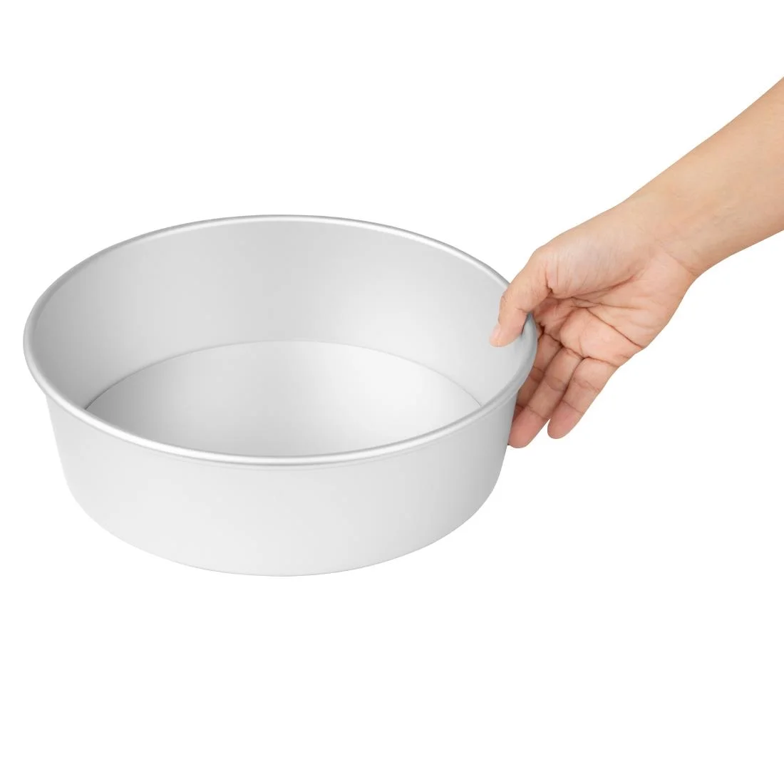 Vogue Aluminium Cake Tin with Removable Base 270mm - Image 3