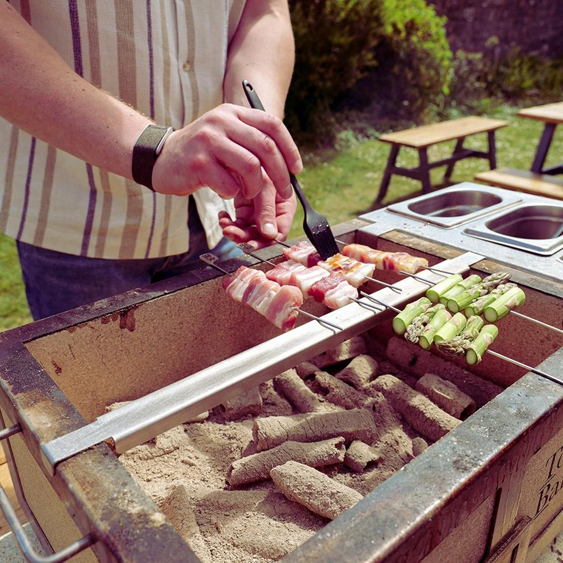 Kasai Hibachi Bar & Skewer Set (for Long Kasai) - Image 7