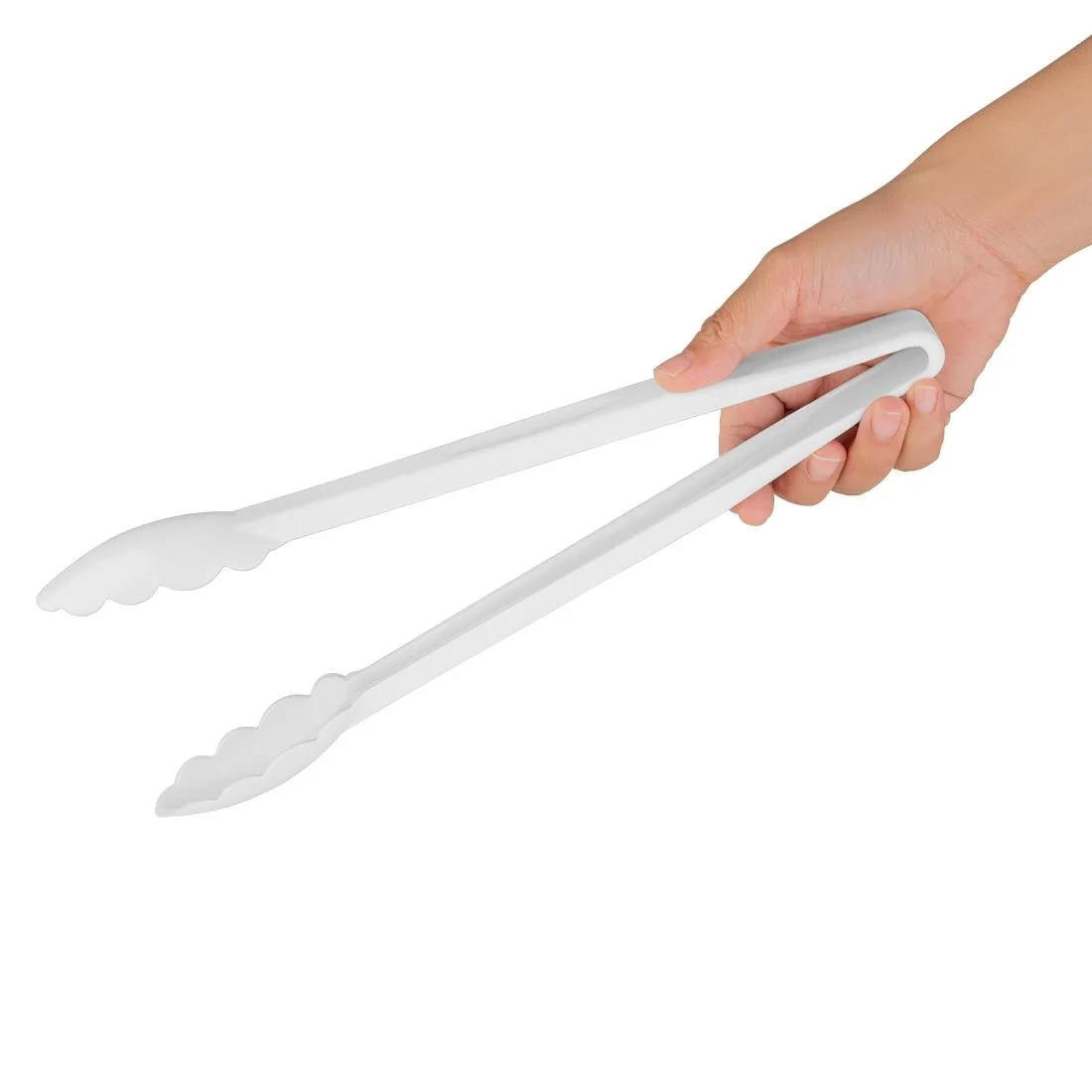 Vogue ABS Tongs White 300mm - Image 4