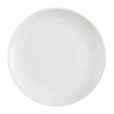 Churchill Inked Elements Evolve Coupe Plates Ice 260mm (12 Pack)