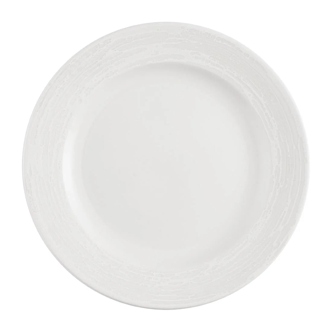Churchill Inked Elements Profile Rimmed Plates Ice 261mm (12 Pack)