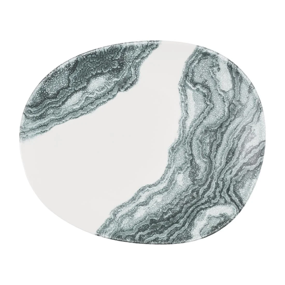 Churchill Inked Tide Opal Plates Black 260mm (12 Pack)
