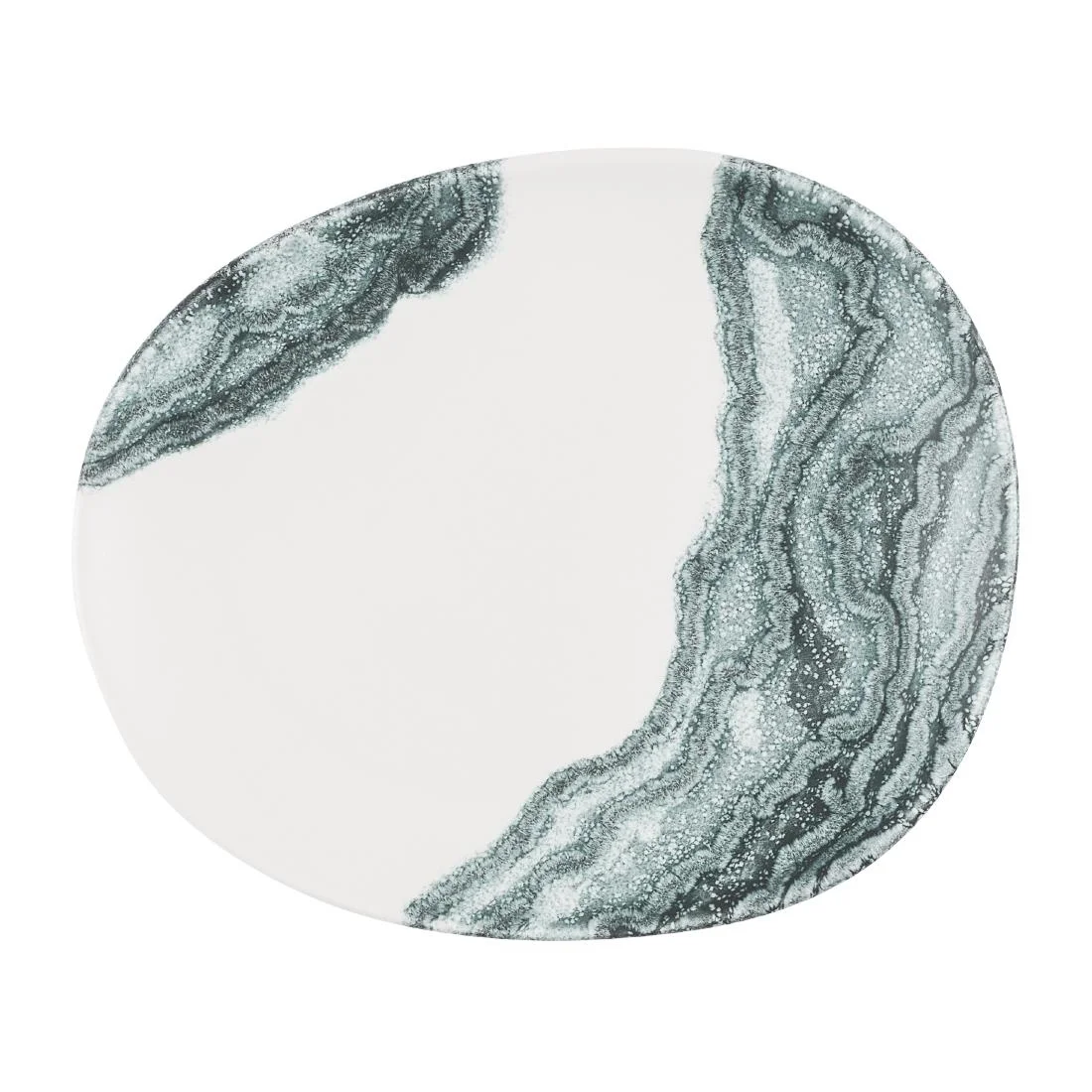 Churchill Inked Tide Opal Plates Black 210mm (12 Pack)