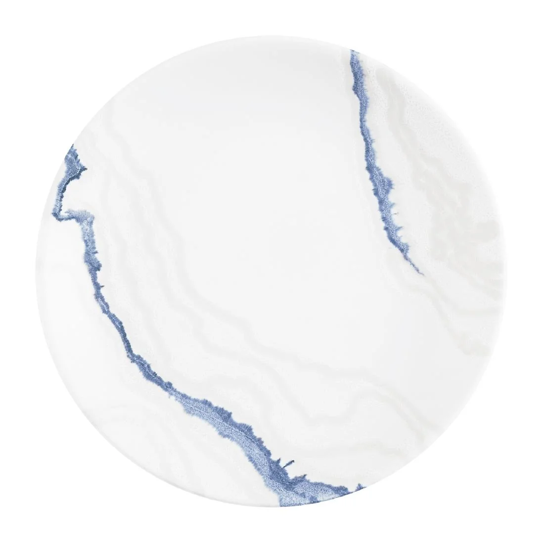 Churchill Tide Accents Evolve Coupe Plates Blue 165mm (12 Pack)