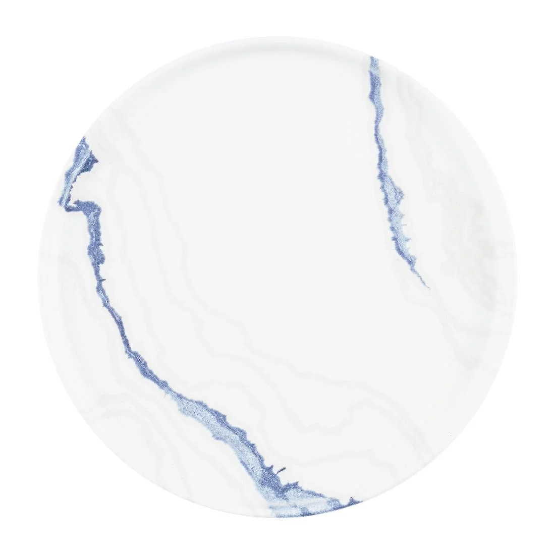 Churchill Tide Accents Walled Plates Blue 260mm (6 Pack)