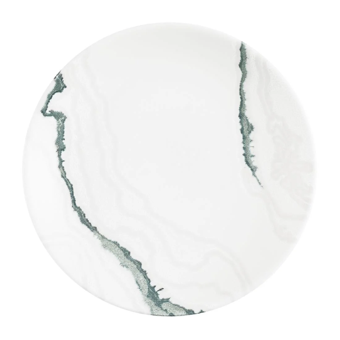 Churchill Tide Accents Evolve Coupe Plates Green 165mm (12 Pack)