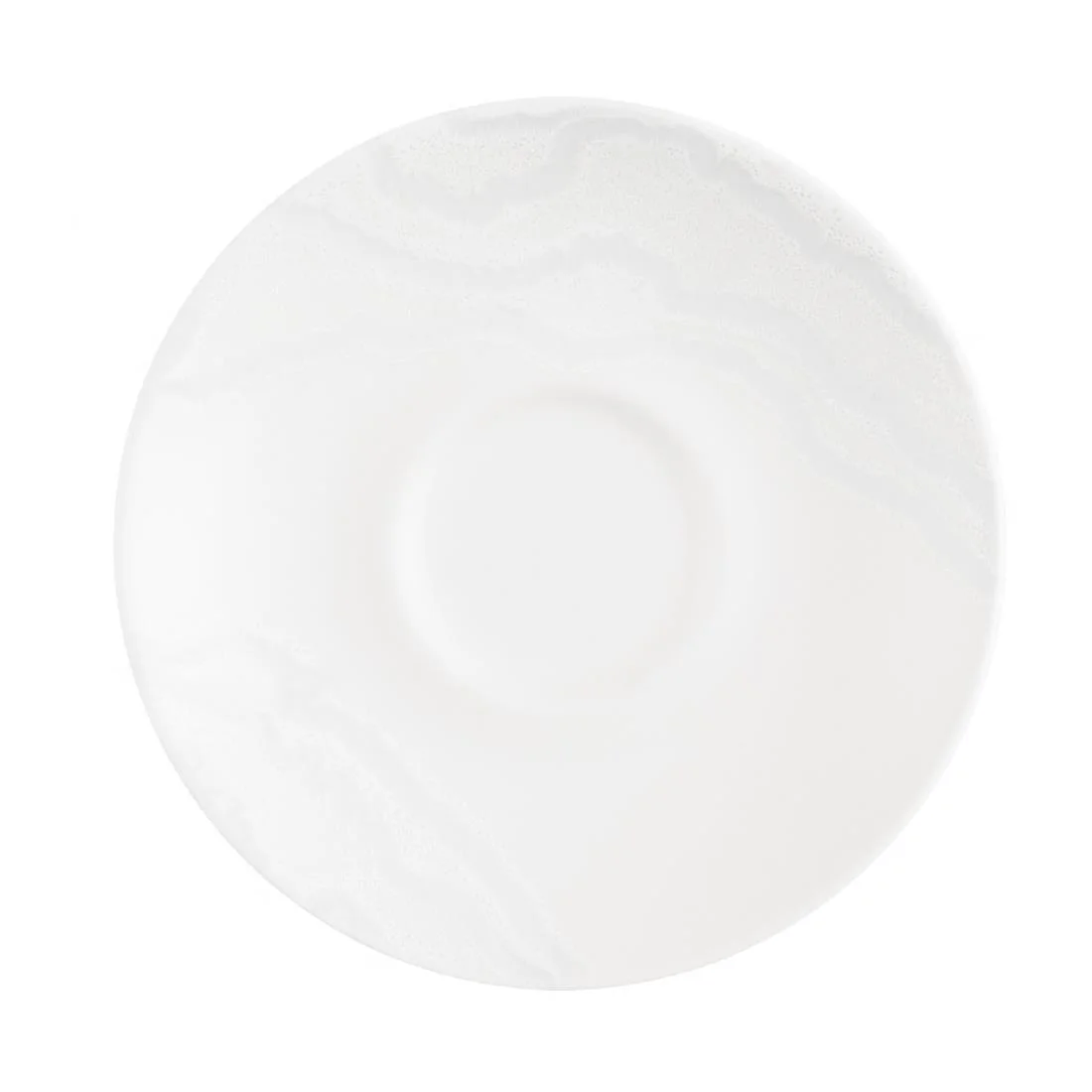 Churchill Inked Tide Café Espresso Saucers White 118mm (12 Pack)