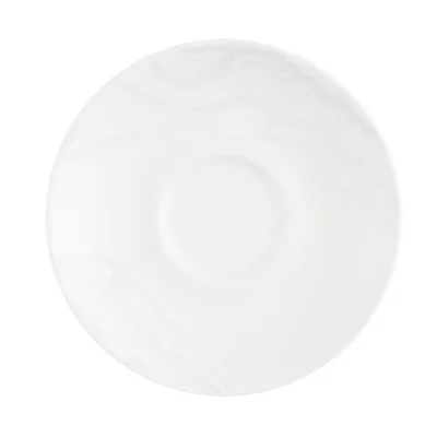 Churchill Inked Tide Café Espresso Saucers White 118mm (12 Pack)