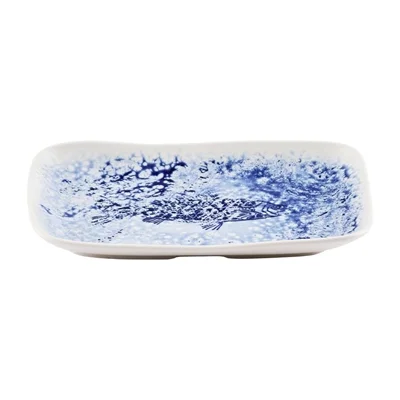 Churchill Inked Fresco Natural Deep Trays Blue 260x180mm (6 Pack)