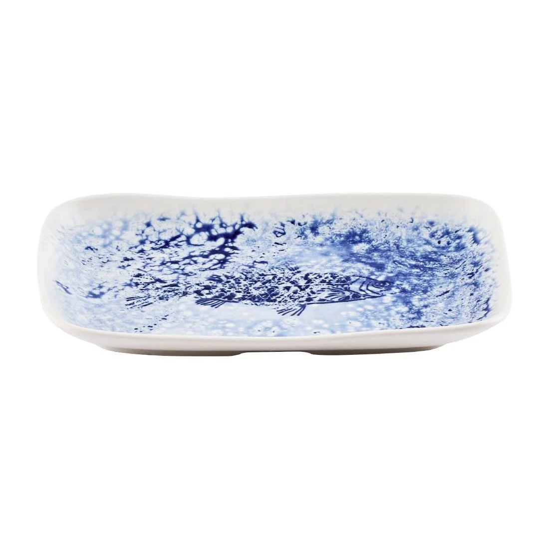 Churchill Inked Fresco Natural Deep Trays Blue 260x180mm (6 Pack) - Image 5