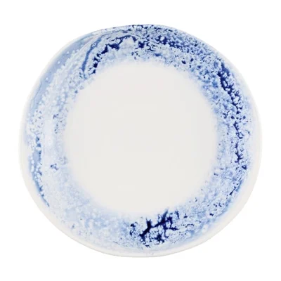 Churchill Inked Fresco Natural Walled Bowls Blue 215mm (6 Pack) - Image 2