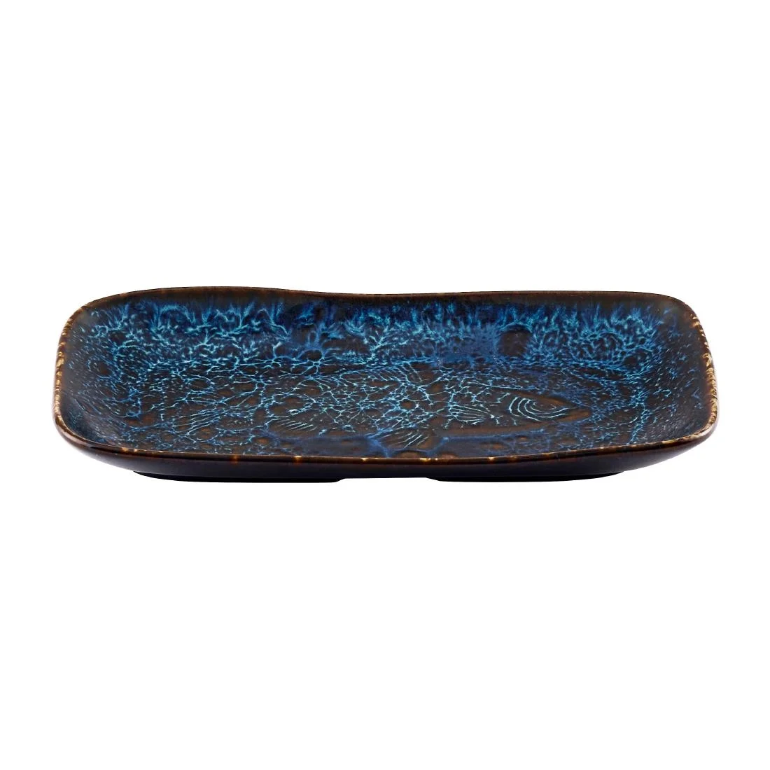 Churchill Inked Fresco Cascade Natural Deep Trays Blue 260x180mm (6 Pack) - Image 7
