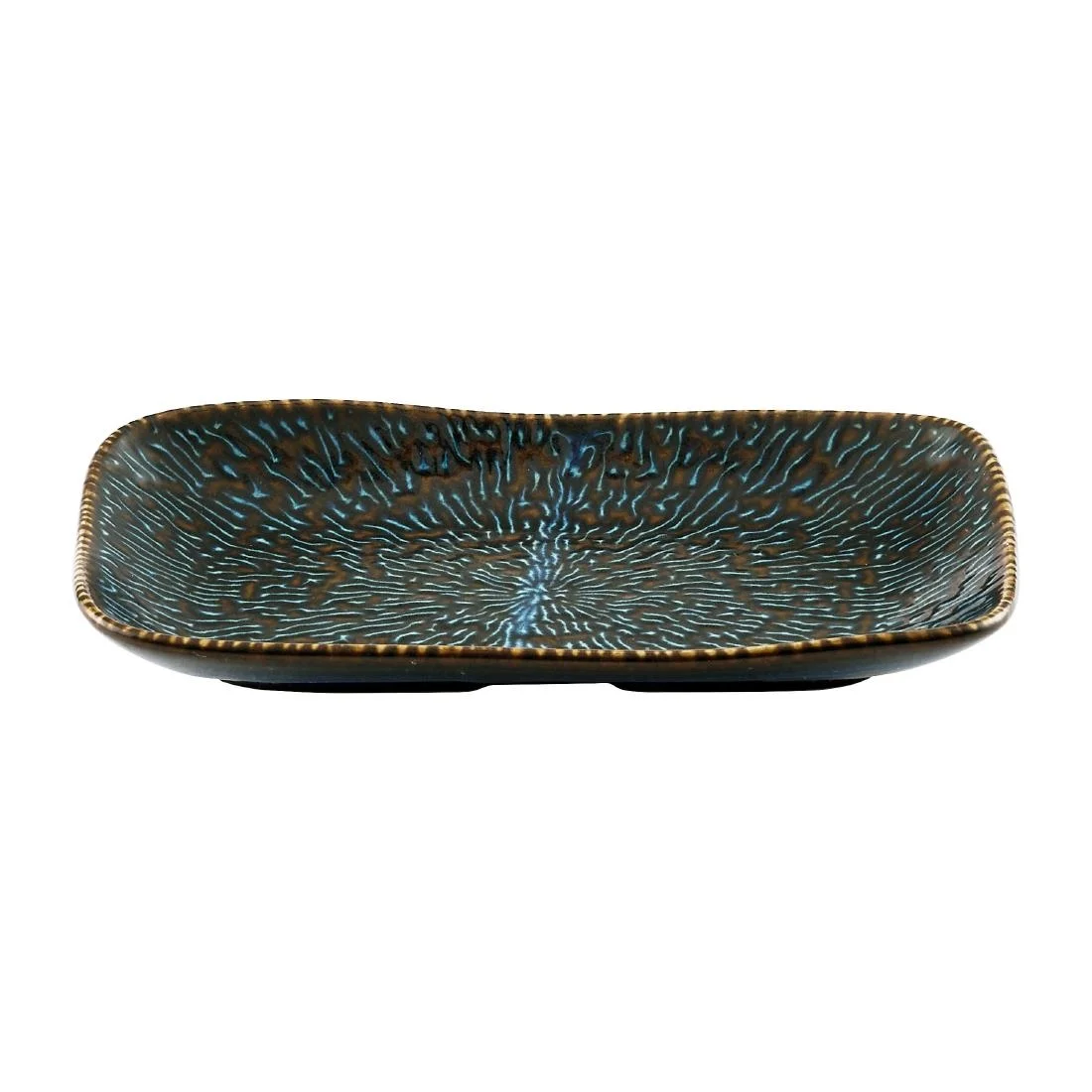 Churchill Inked Cascade Natural Deep Trays Sapphire Blue 260x150mm (6 Pack) - Image 2