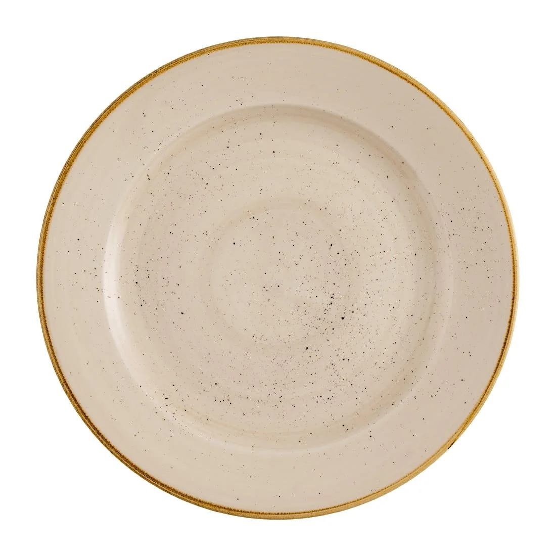 Churchill Stonecast Profile Rimmed Plates Nutmeg Cream 276mm (12 Pack)