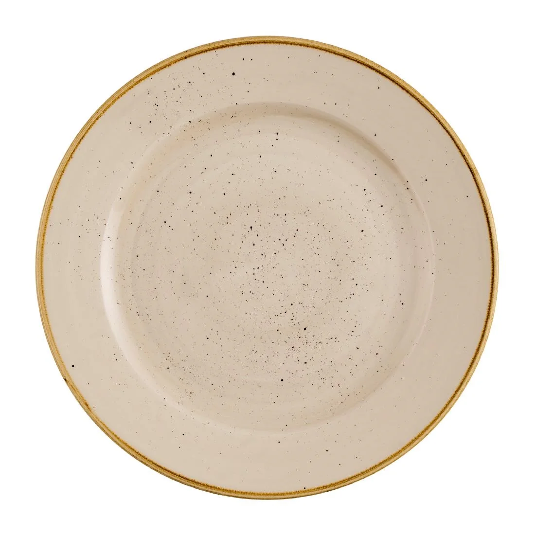 Churchill Stonecast Profile Rimmed Plates Nutmeg Cream 261mm (12 Pack)